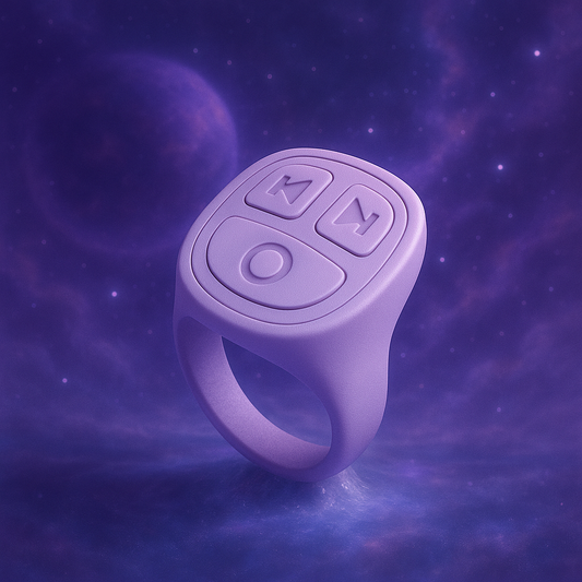 Scrolling Ring Violet